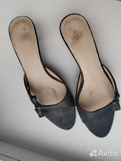 Шлепанцы zara 38