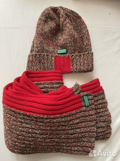 Шапка и шарф для девочки Mum of Six