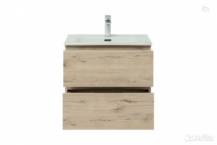 Тумба под раковину для ванной 60 (2 ящика) Алвита