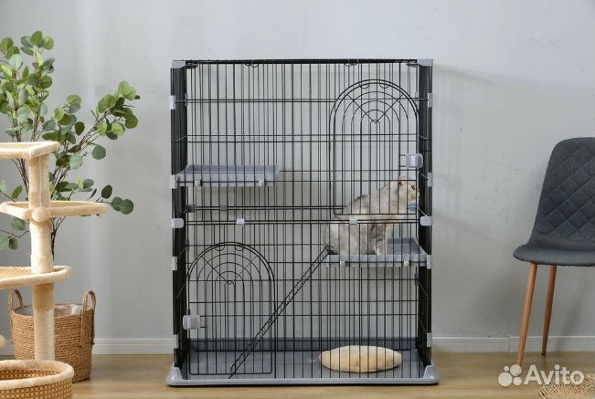 Клетка для кошек, шиншилл, дегу, кроликов