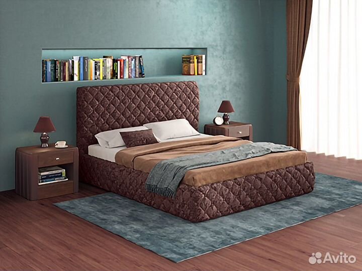 Кровать двуспальная гармония люкс, Кристал 22/22С