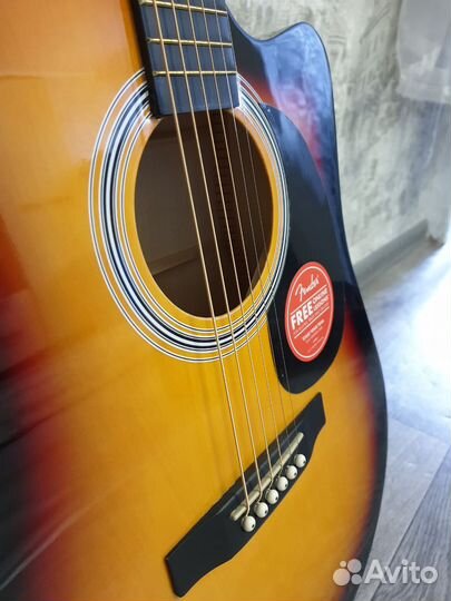 Электроакустическая гитара squier SA-105CE + чехол