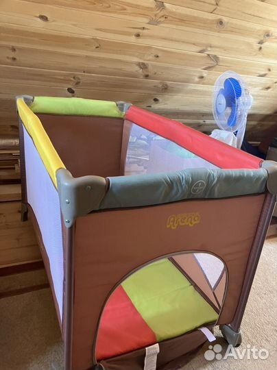Детская манеж кровать раскладной