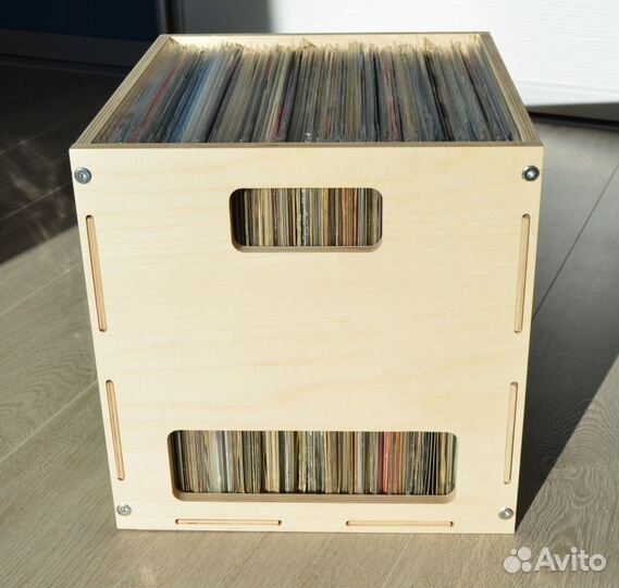 Ящик коробка Box для хранения виниловых пластинок