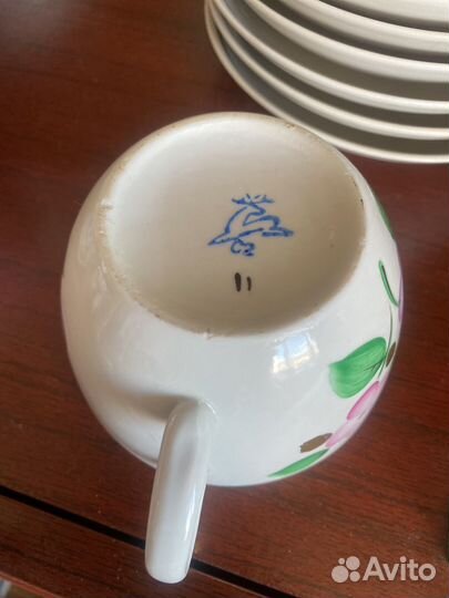 Сервиз чайный Кузяевский фарфоровый СССР