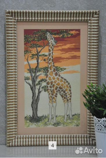 Вышитые картины (крестиком) ручная работа