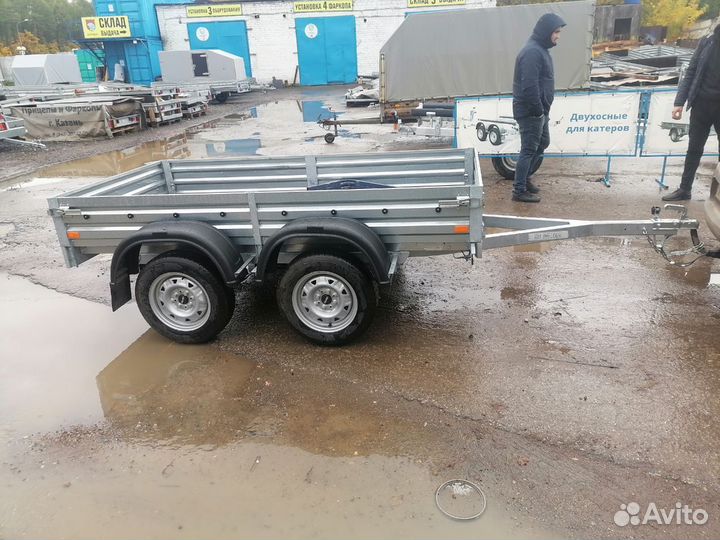Прицеп двухосный 30.022. Г/П 484. Фаркопы