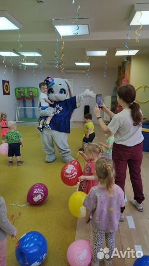 Ростовая кукла, аниматор, серпантин, шоу нащупал