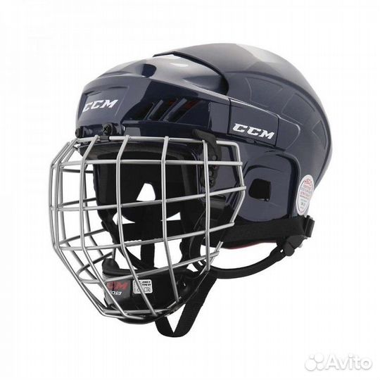Шлем хоккейный новый CCM 50С синий с маской S L M