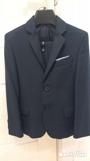Пиджак для мальчика 122 костюм с брюками школьный