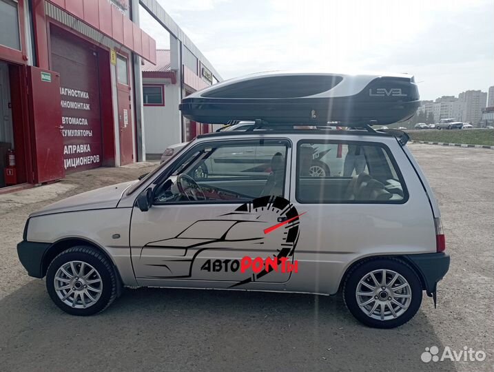 Бокс на крышу Level касатка 450 литров Ока