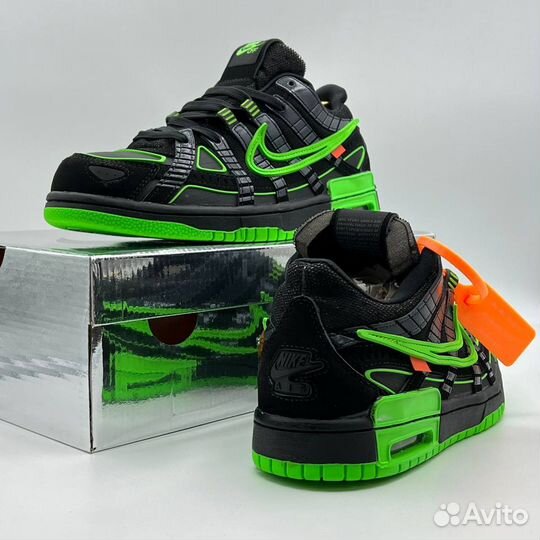 Кроссовки Nike Off-White & Air Rubber Dunk Green S