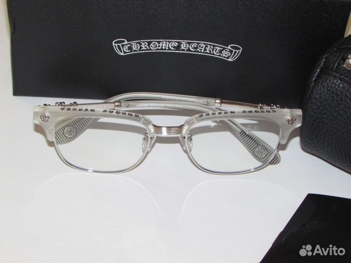 Очки chrome hearts прозрачные