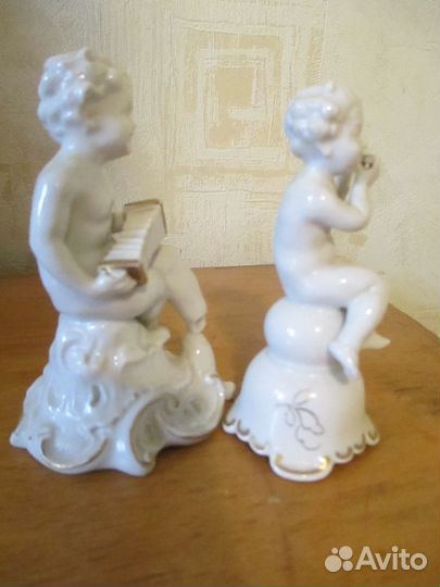 Статуэтка ангелы (путти) музыканты Schaubach kunst