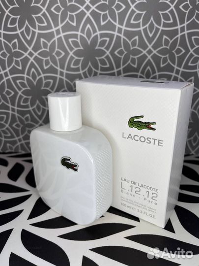 Духи Lacoste L.12.12 Blanc – Pure 100ml (Евро)