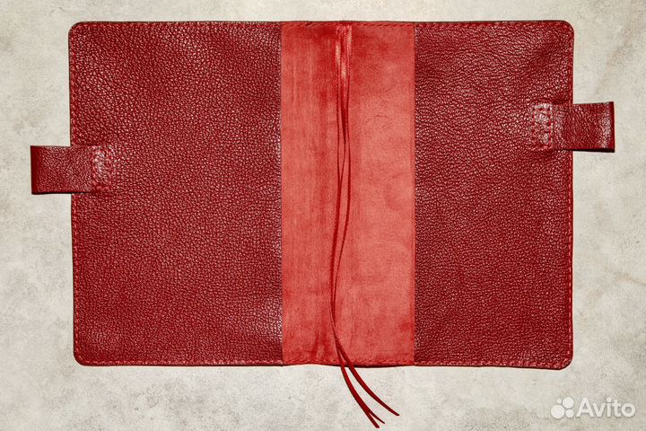 Кожаная обложка для тетради/блокнота