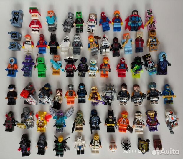 Lego минифигурки 60шт+