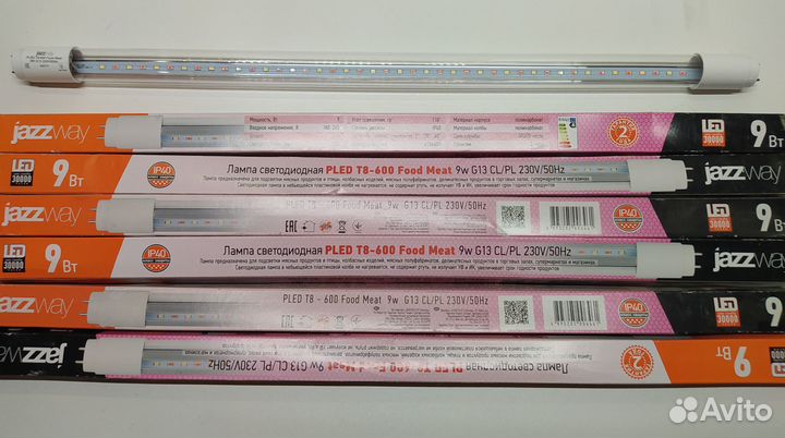 Лампа/фитолампа Jazzway pled T8-600 Food Meat G13