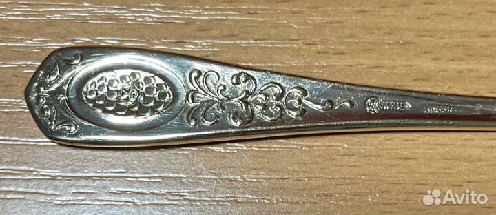 Набор позолоченных чайных ложек СССР (Кольчугино)