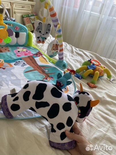 Развивающий коврик, детские игрушки 0+ пакетом