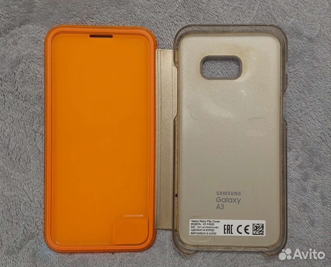 Чехол книжка на samsung a3