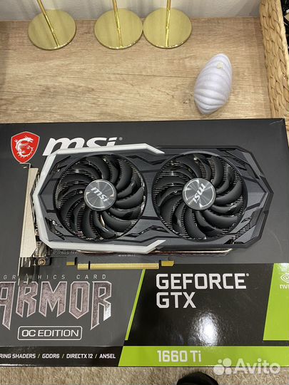 Видеокарта MSI 1660 TI