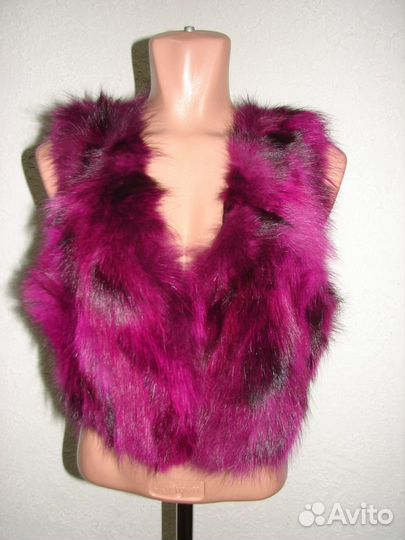 Меховая Жилетка Енот 42-44