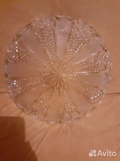 Блюдо, хрусталь, Германия