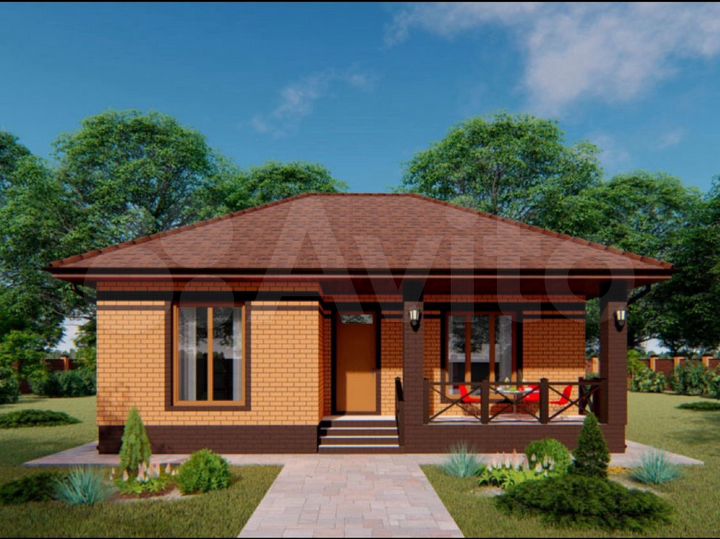 Дом 90 м² на участке 7 сот.