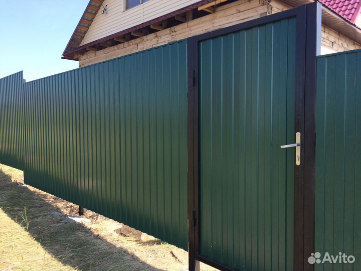 Забор из профлиста без посредников