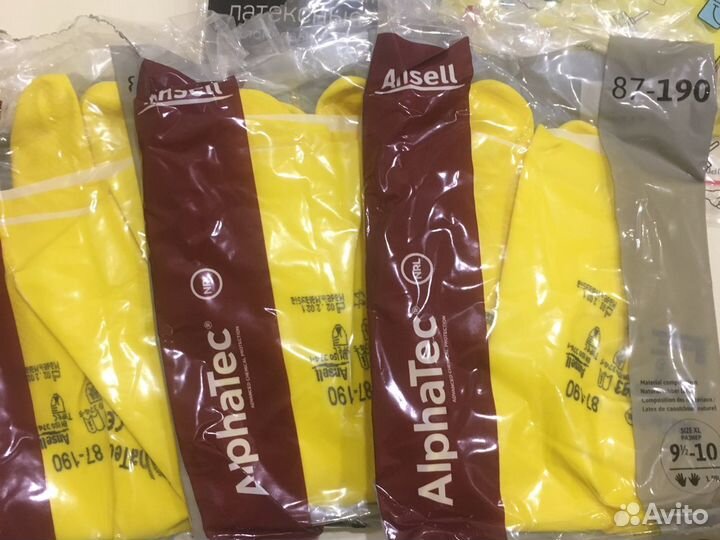 Перчатки латексные хозяйственные