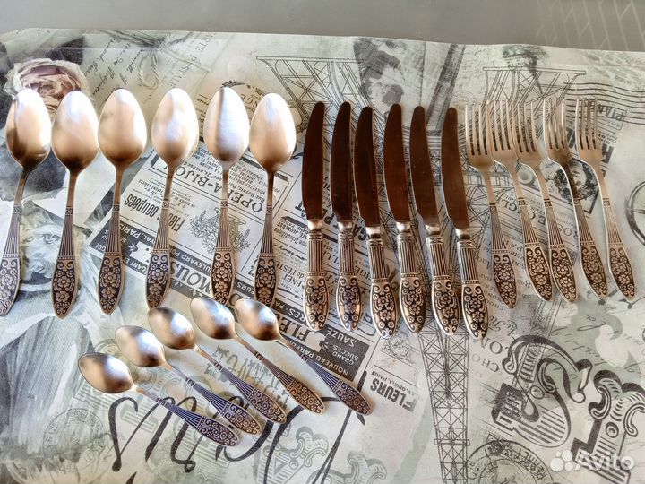 Столовые приборы мельхиор СССР