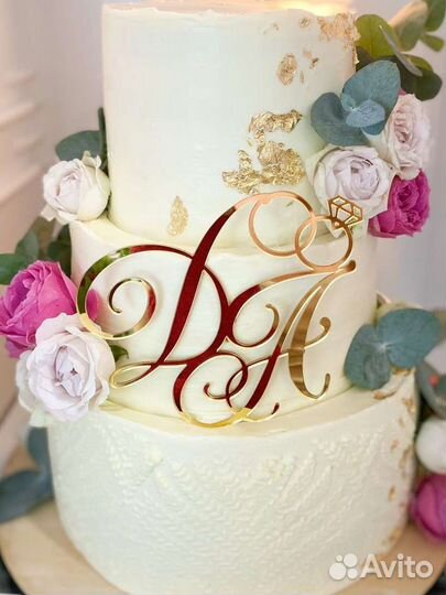 Топпер для торта / свадебные аксессуары