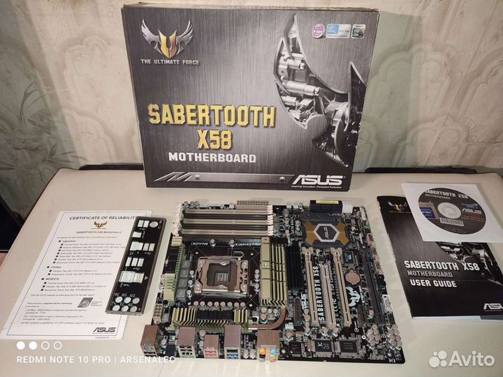 Материнская плата Asus Sabertooth X58