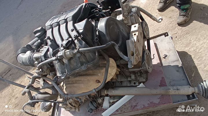 Разбор Двигатель BSE 1,6 коробка JJT 5МКПП caddy