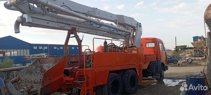 Автобетононасос КамАЗ АБН-21 (шасси КамАЗ 65115), 2001