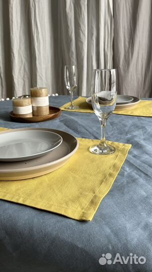 Кухонный текстиль лен