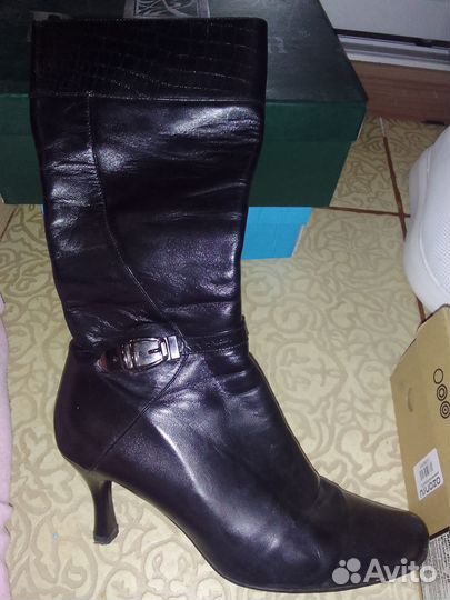 Полусапожки натуральная кожа