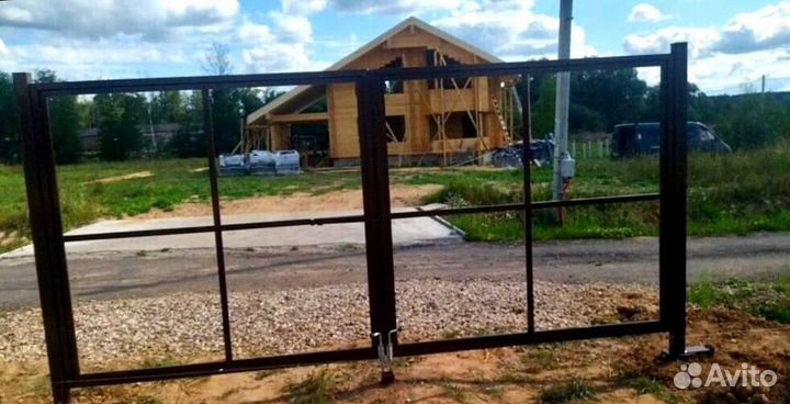 Ворота откатные с автоматикой