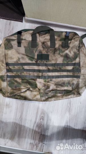 Сумка мох для переноски бронежилета каски