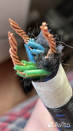 Audioquest nrg-4, литцендрат, 1,3м, made in USA