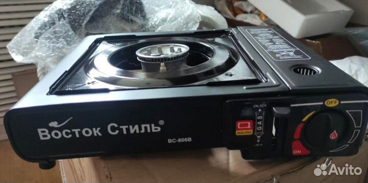 Плита настольная газовая (с переходником)