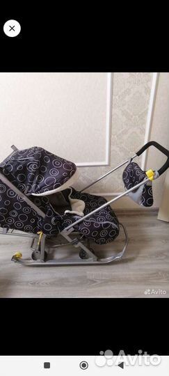 Детские санки с колесами