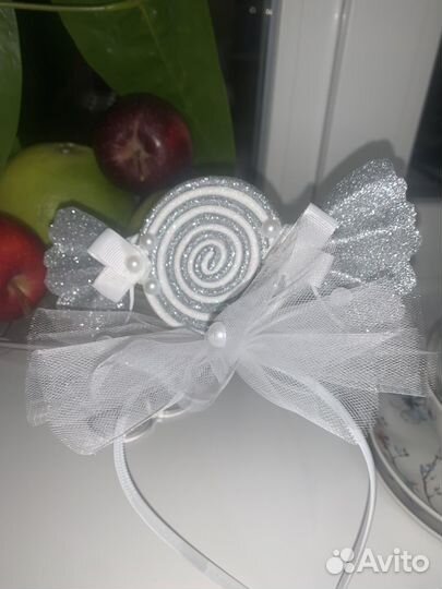 Новогодний ободок конфетка