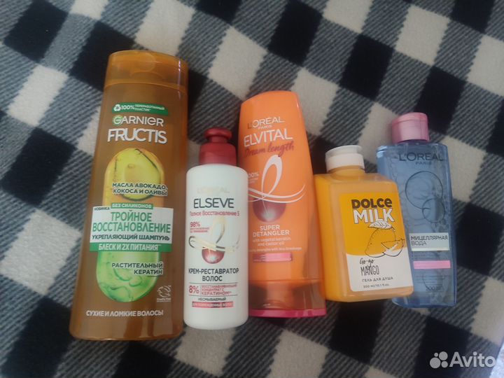Косметика для волос пакетом