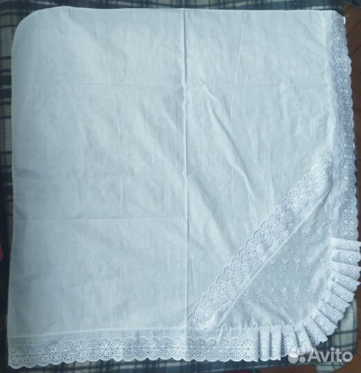 Кружевная пелёнка на крещение и выписку, новая