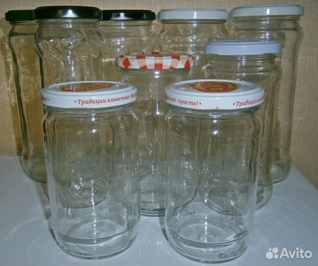Банки и баллоны стеклянные от 0,2 до 3 литров