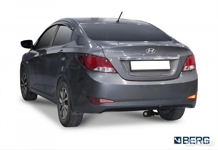 Фаркоп Hyundai Solaris 2010-2017 / Kia Rio 2011-20