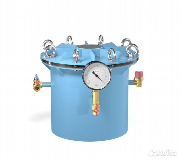 Мановакуумная камера на 22 литра до 4.5 бар