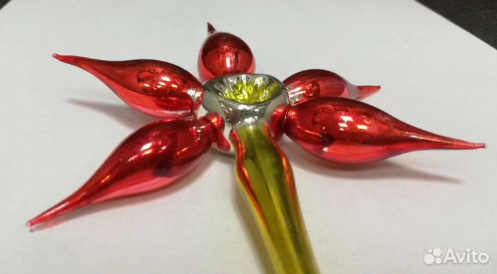 Навершие на елку, наконечник звезда, 50гг ГДР